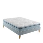 Ensemble matelas mémoire de forme, sommier et pieds Songe 500 - SOMEO