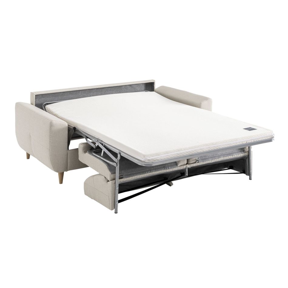 Matelas Canapé Lit Très Ferme 15 Cm + 2 Alèses + 2 Oreillers Visco - Literie Julien