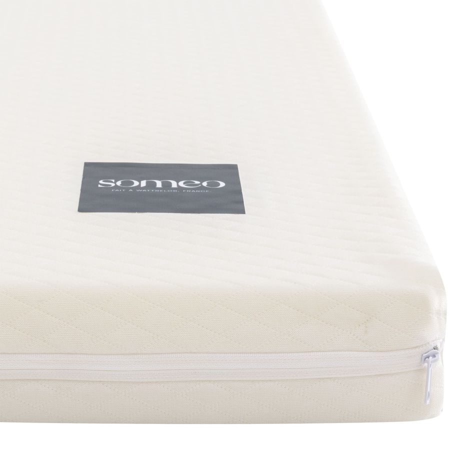 Matelas Mousse Aurore 100 Couleur Blanc Someo | La Redoute