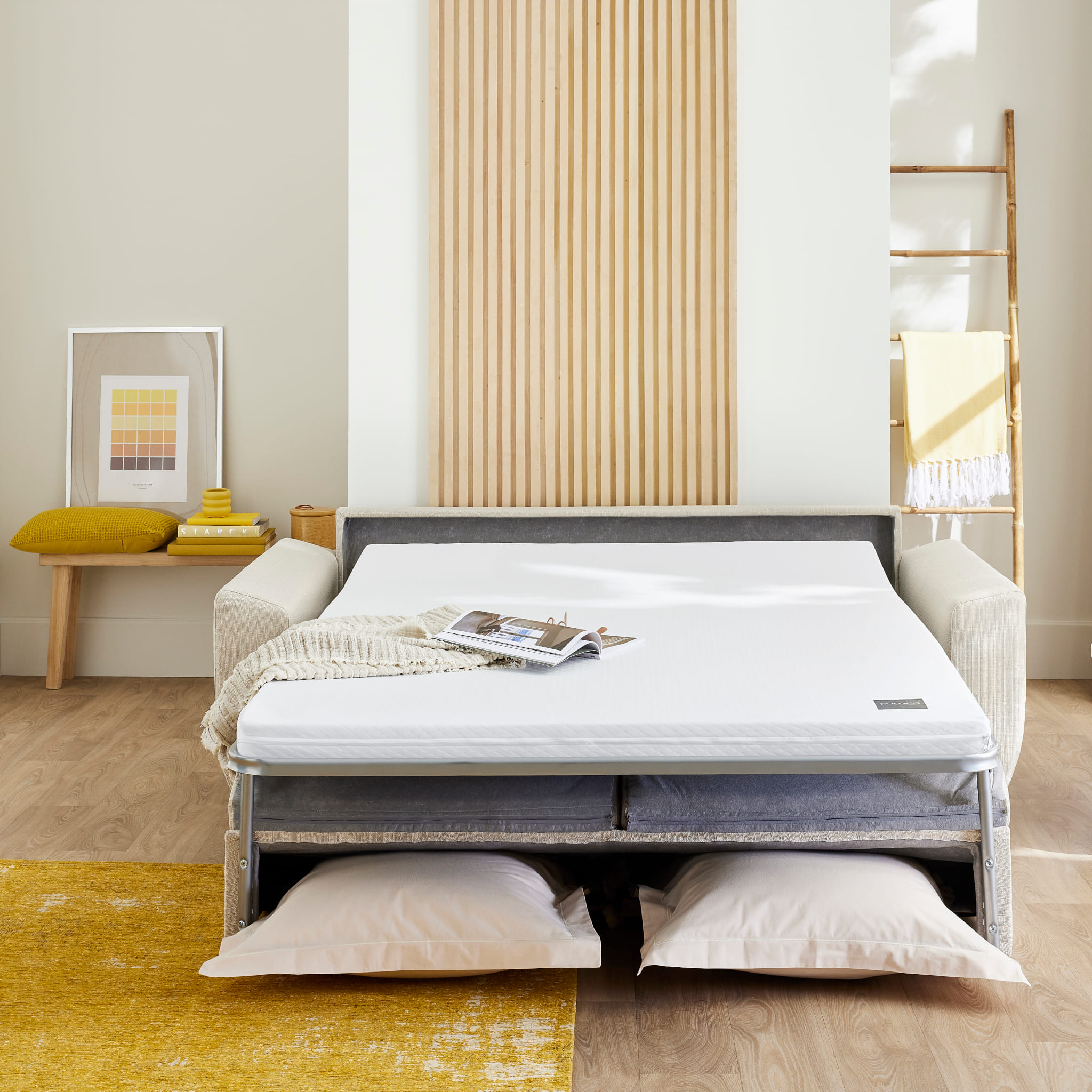 Canapé convertible droit, ouverture rapido | Maison Cot