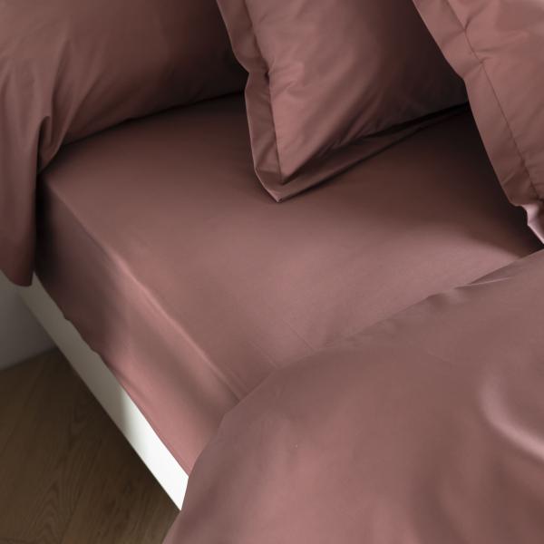 Drap housse coton percale bonnet 30 cm - SOMEO DAS