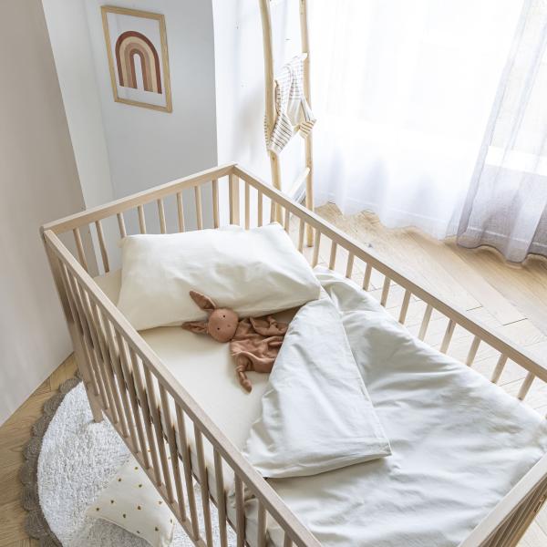Housse de couette bébé coton lavé - SOMEO 80x120 DAS