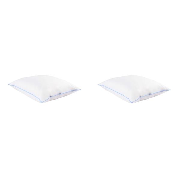 Lot de 2 oreillers moelleux/ferme duvet de canard Someo