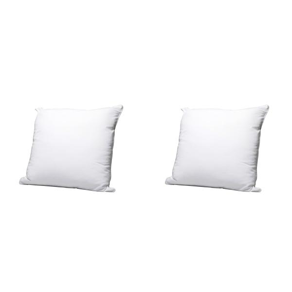 Lot de 2 oreillers éco naturels ferme enveloppe coton bio Someo DAS