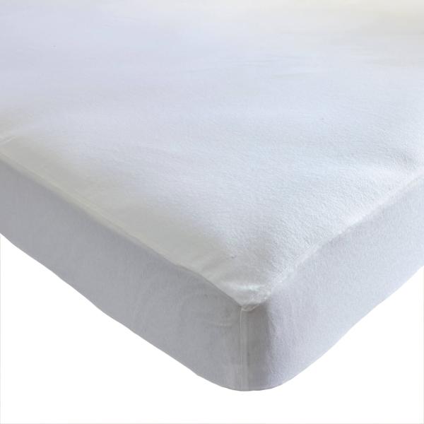 Protège matelas 100% coton bio molleton imperméable bonnet 27 cm à 30 cm - SOMEO DAS